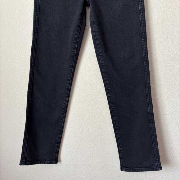 Splendid High Rise Cropped Ankle Essential Black Skinny Jeans - Picture 4 of 10